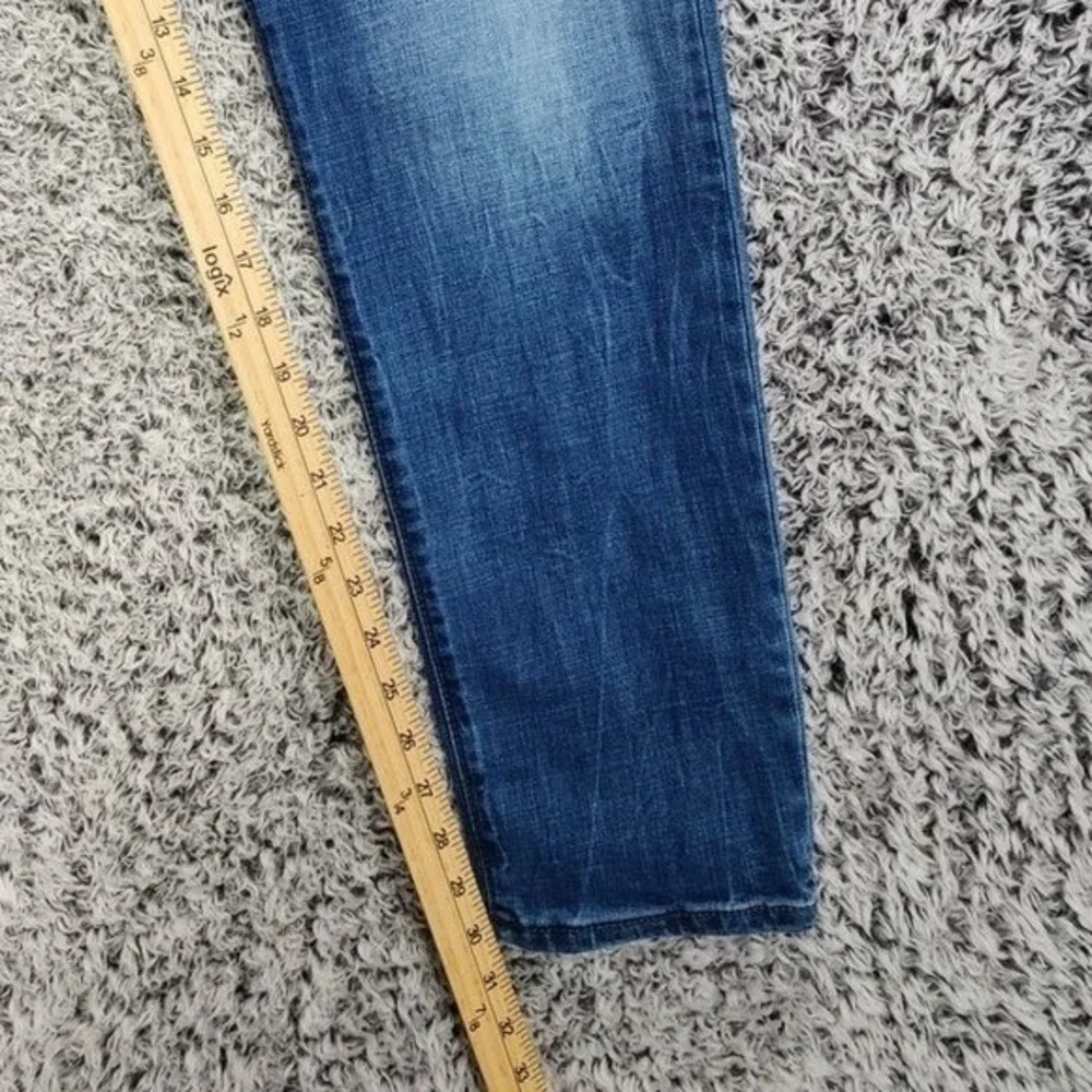 True Religion Mens Y2K Tony TBD Streetwear Skinny Jeans 40 Blue Faded Denim